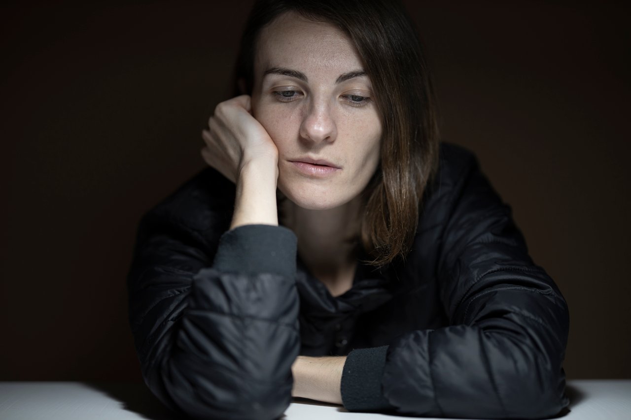 Kobieta z zaburzeniami odzywiania na psychoterapii